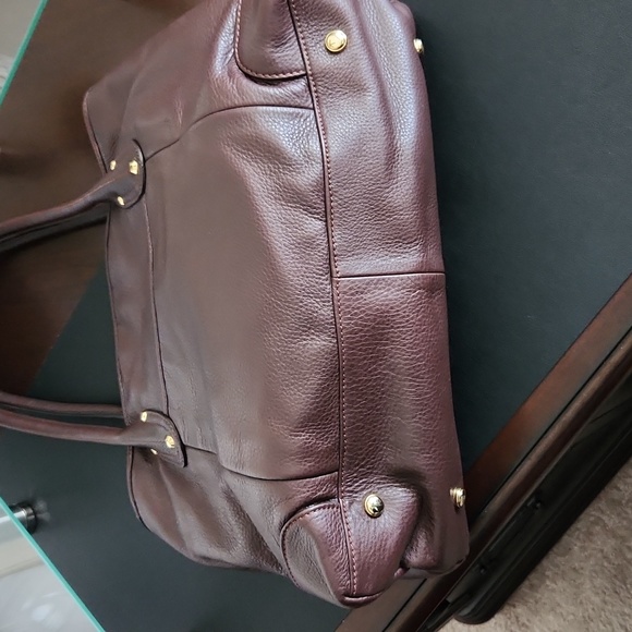 B. Makowski Brown large leather handbag - Picture 5 of 16